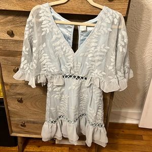 Selfie leslie light blue dress